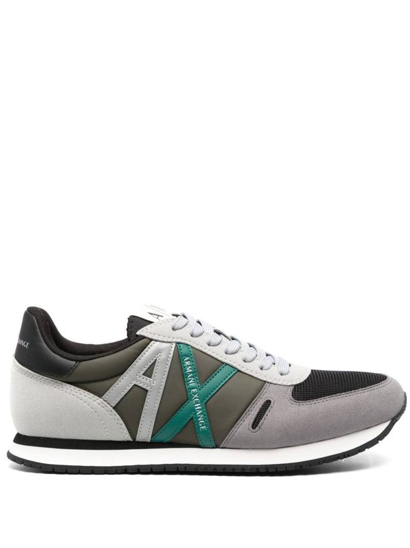 Armani Exchange lace-up logo detail sneakers - Grey von Armani Exchange