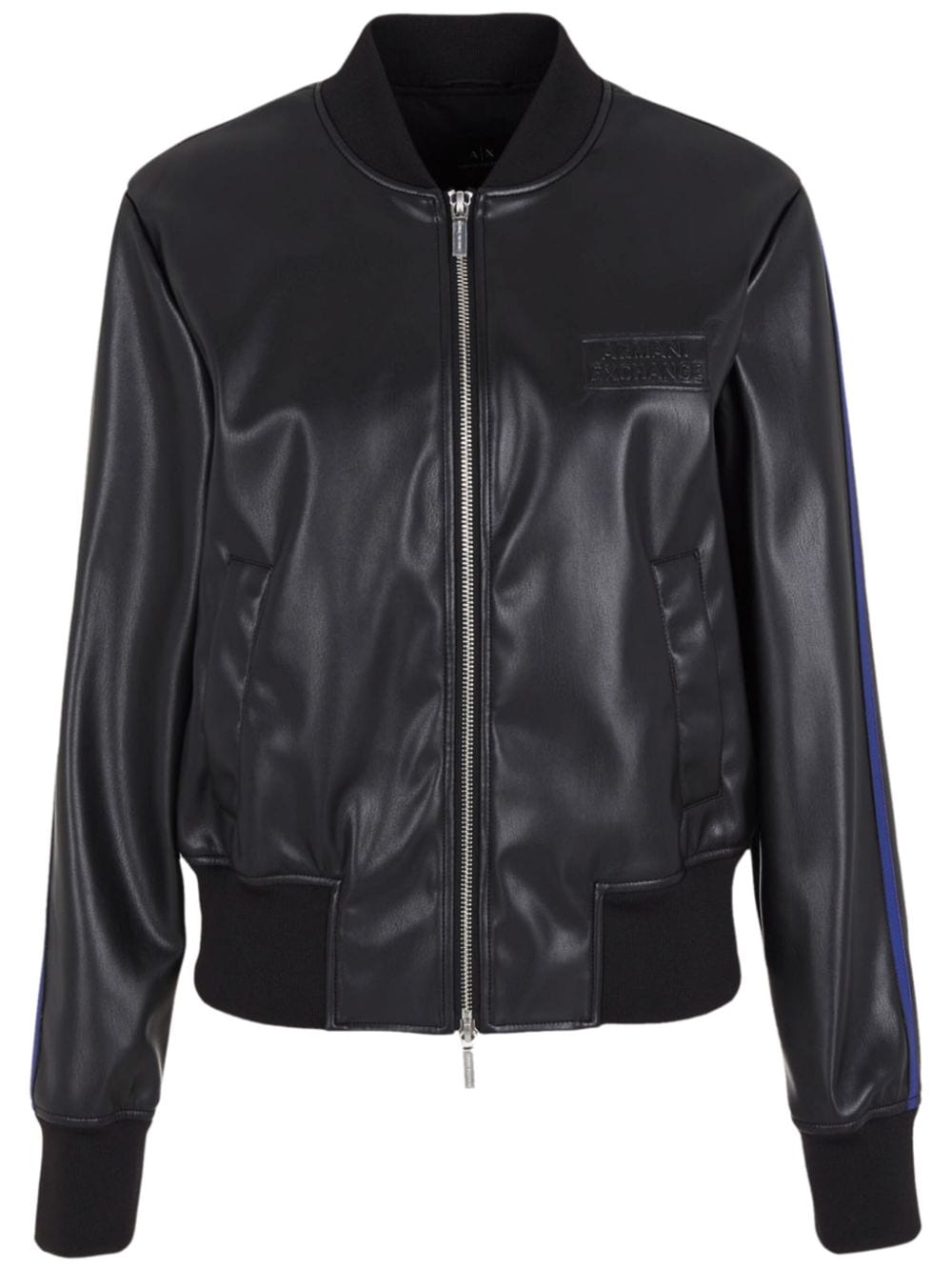 Armani Exchange logo-embossed bomber jacket - Black von Armani Exchange