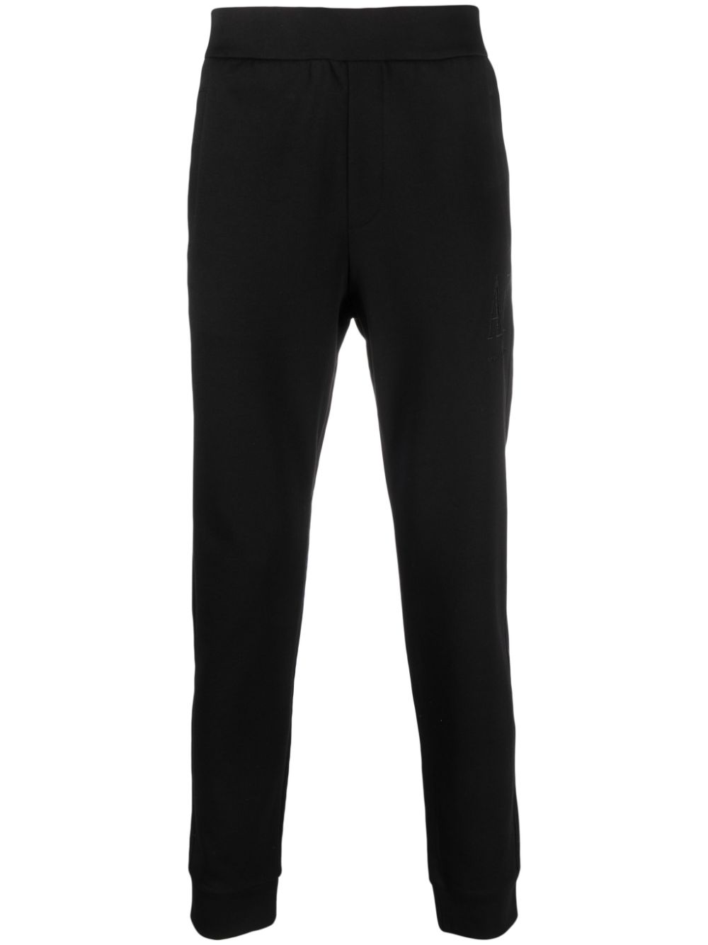 Armani Exchange logo-embroidered track pants - Black von Armani Exchange