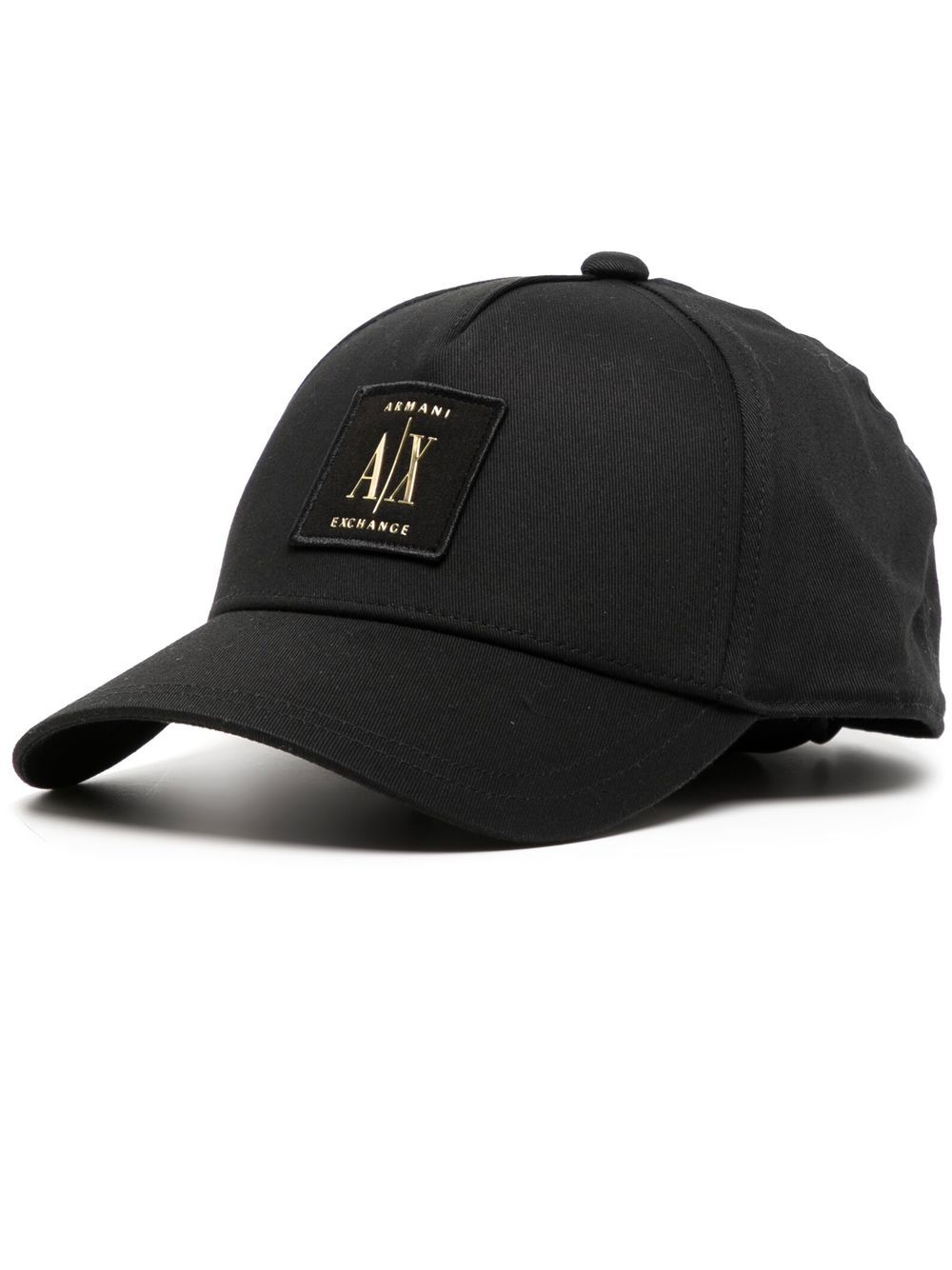 Armani Exchange logo-patch baseball cap - Black von Armani Exchange