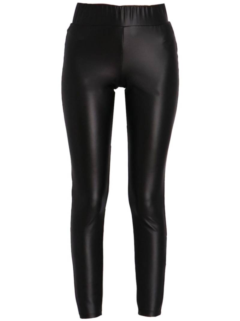 Armani Exchange logo-patch leggings - Black von Armani Exchange