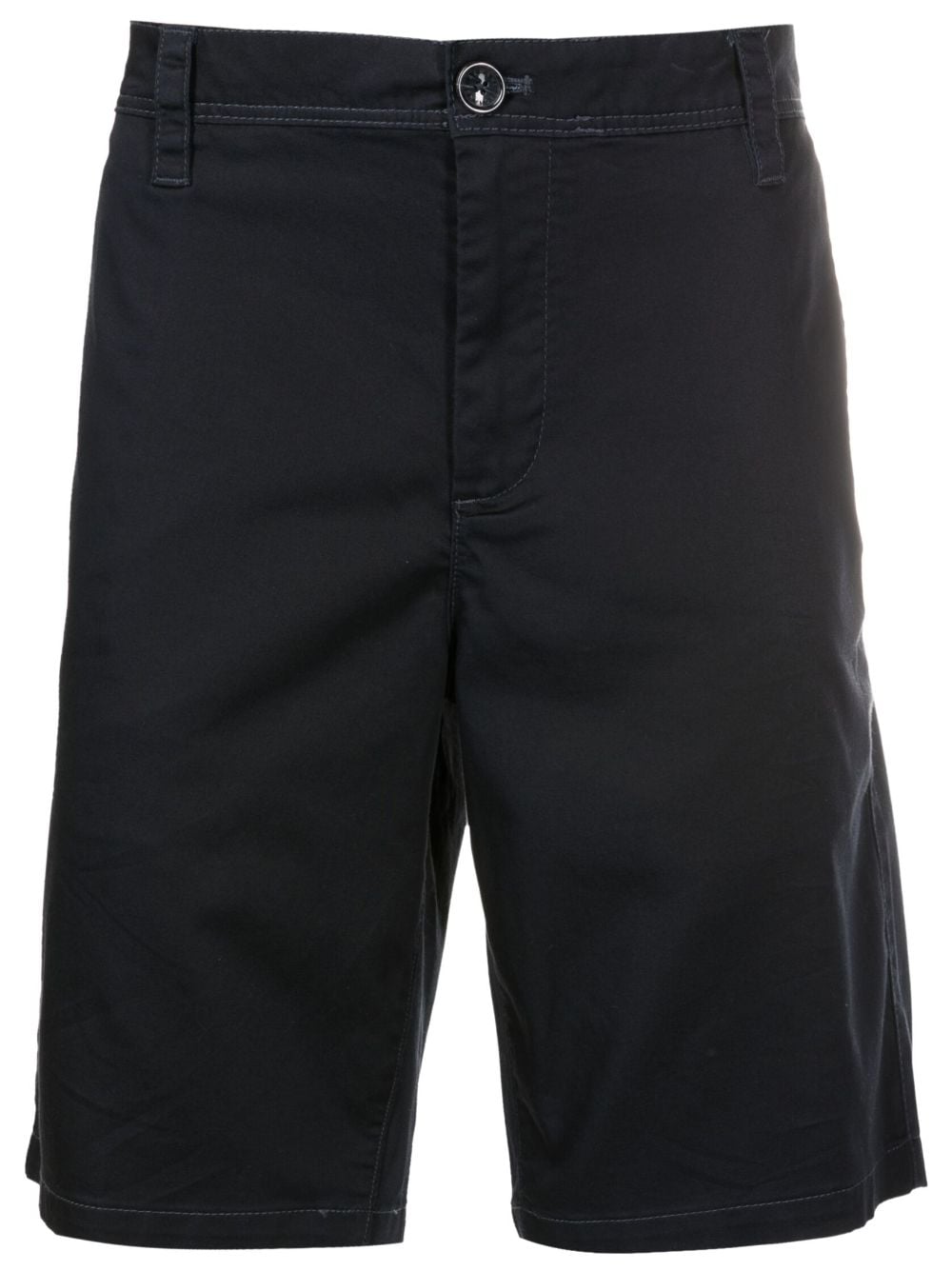 Armani Exchange mid-rise chino shorts - Blue von Armani Exchange