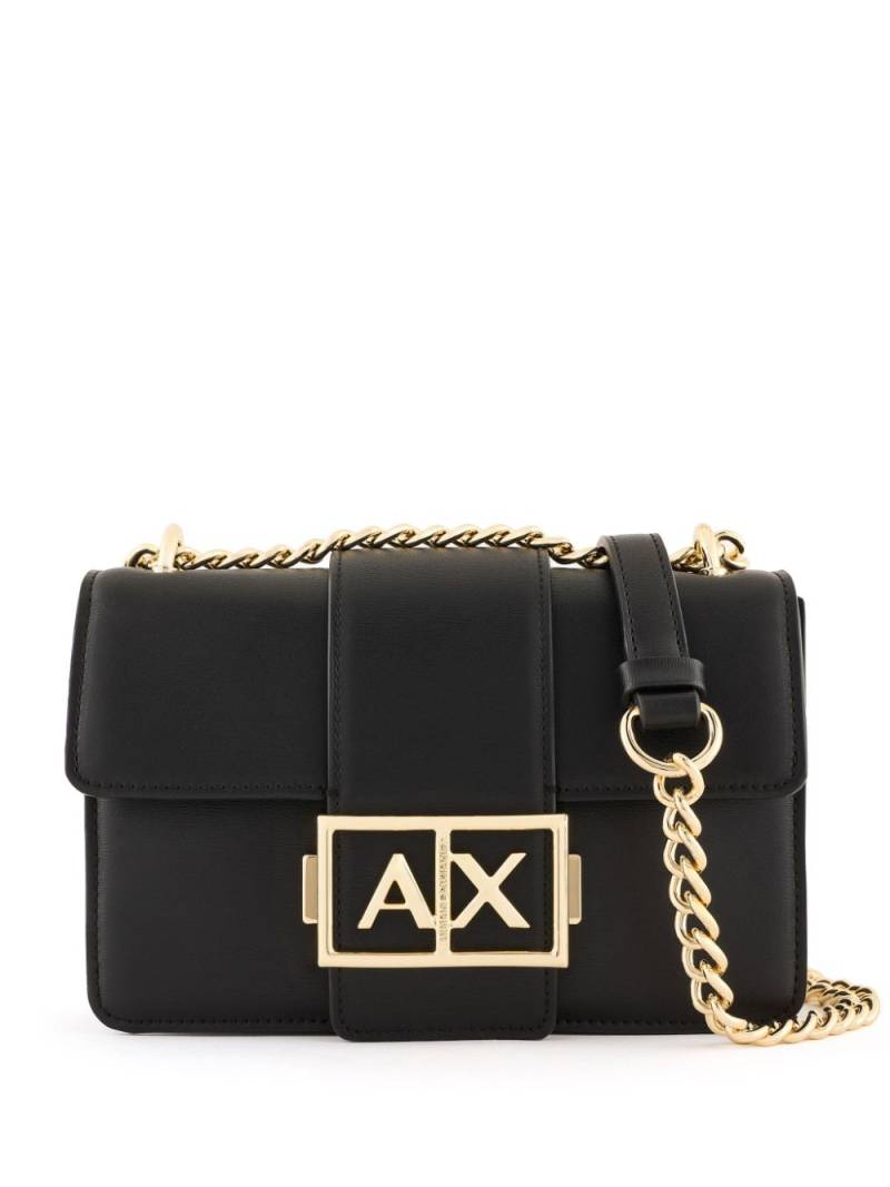 Armani Exchange logo plaque cross bag - Black von Armani Exchange