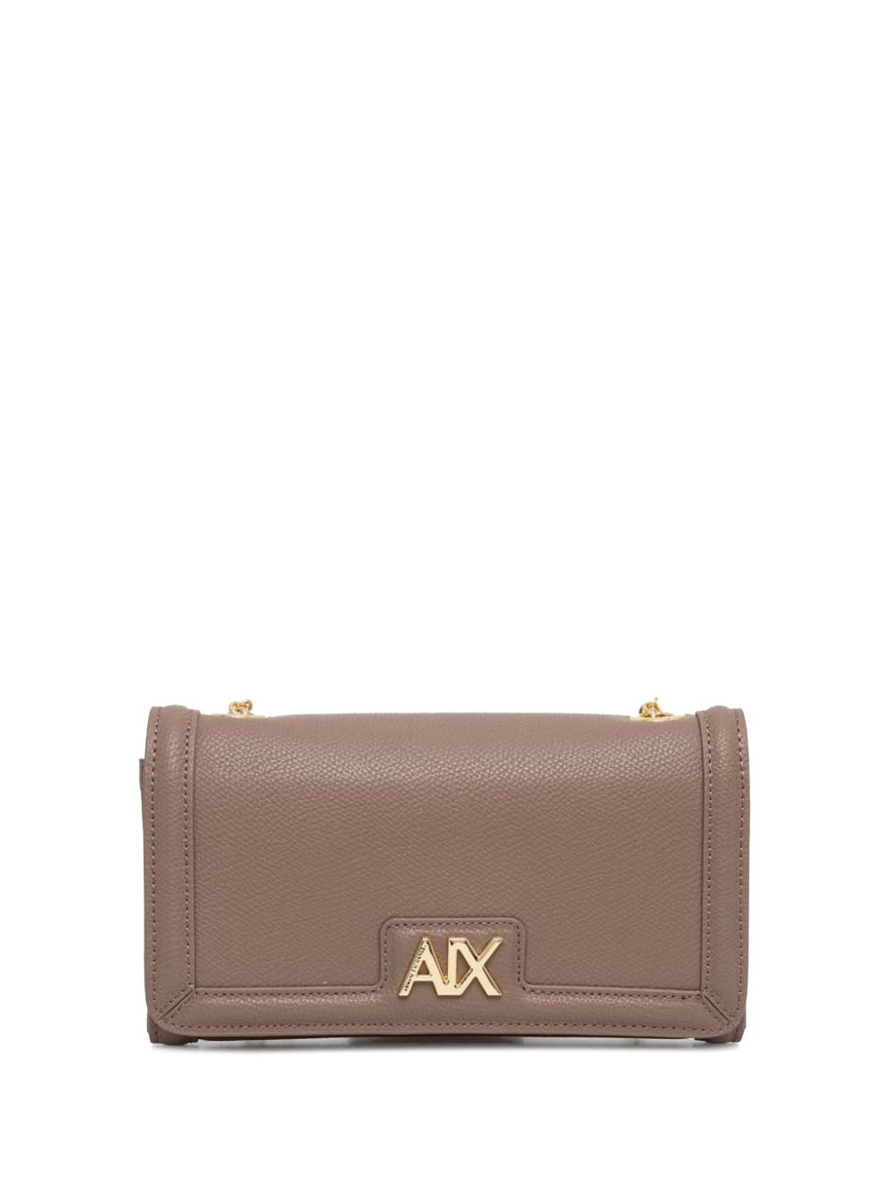 Armani Exchange logo plaque shoulder bag - Neutrals von Armani Exchange