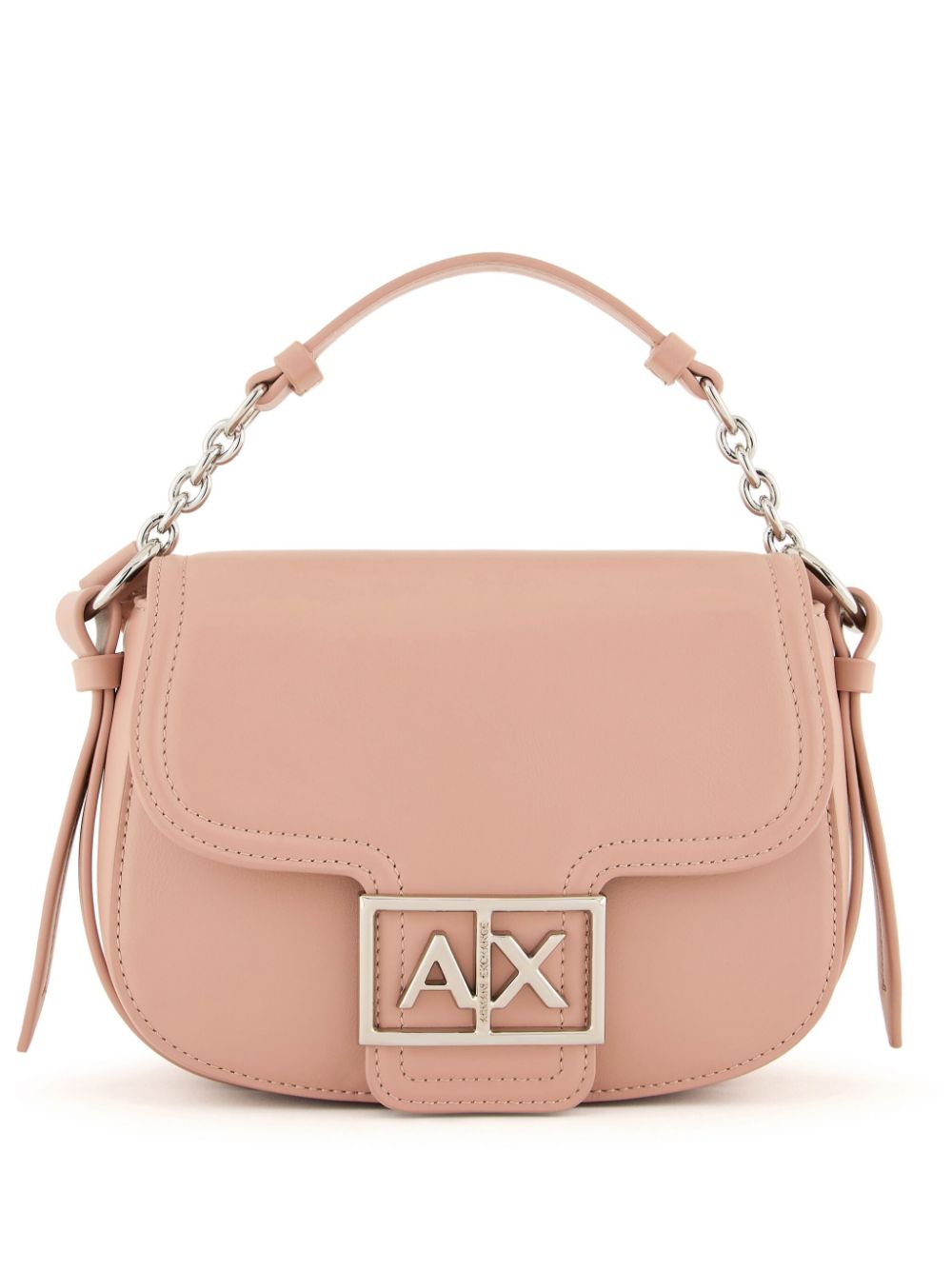 Armani Exchange logo-plaque cross body bag - Pink von Armani Exchange