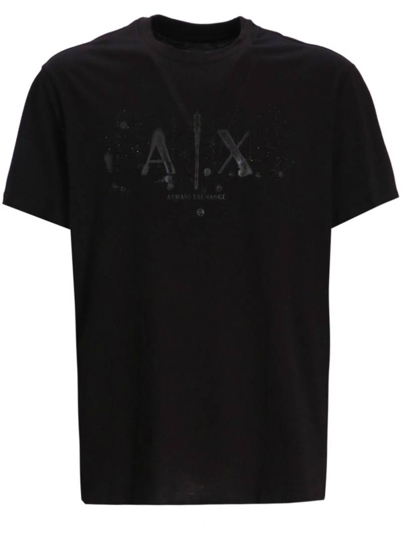 Armani Exchange logo-print T-shirt - Black von Armani Exchange