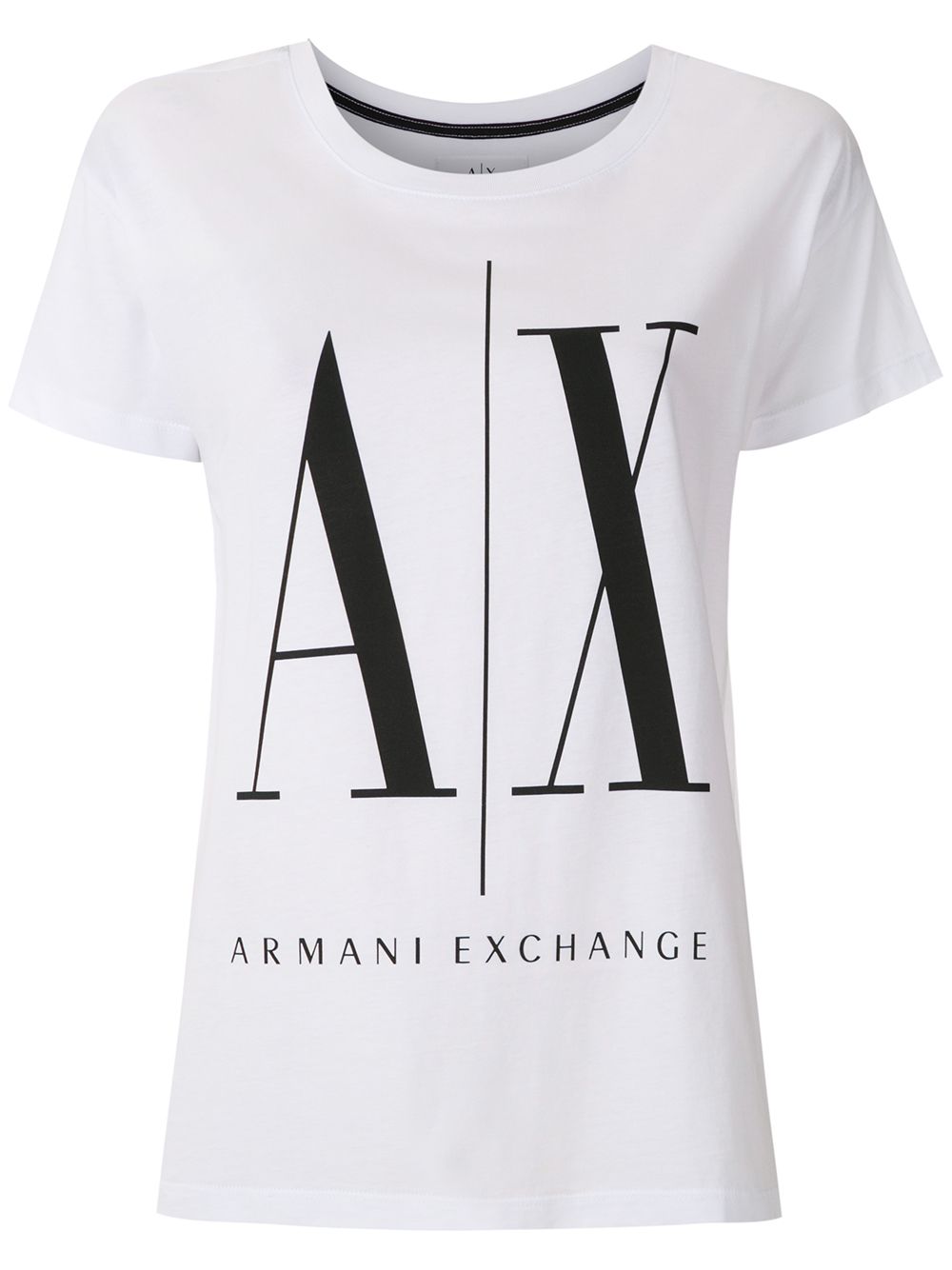 Armani Exchange logo print T-shirt - White von Armani Exchange