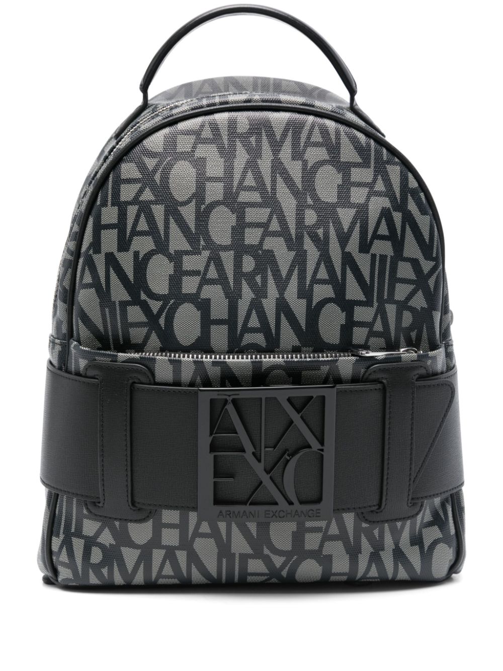 Armani Exchange logo-print backpack - Black von Armani Exchange