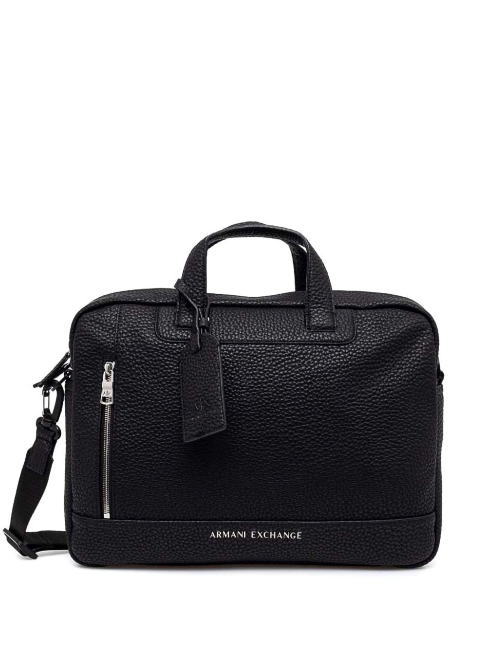 Armani Exchange logo-print briefcase - Black von Armani Exchange