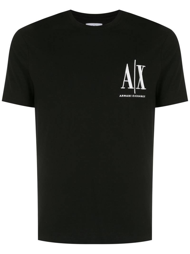 Armani Exchange logo-print cotton T-shirt - Black von Armani Exchange