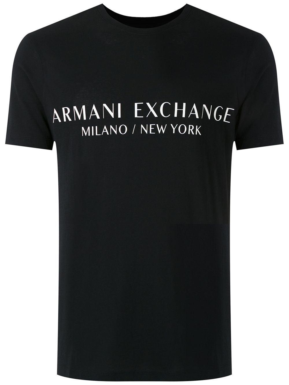 Armani Exchange logo-print cotton T-shirt - Blue von Armani Exchange