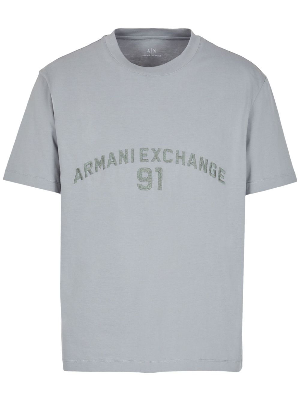 Armani Exchange logo-print cotton T-shirt - Grey von Armani Exchange