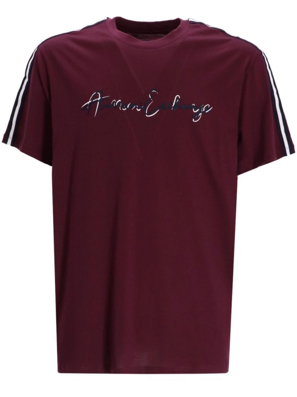 Armani Exchange logo-print cotton T-shirt - Red von Armani Exchange