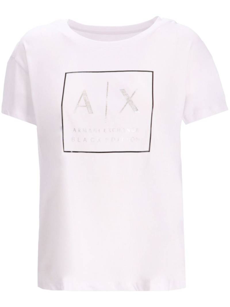 Armani Exchange logo-print cotton T-shirt - White von Armani Exchange