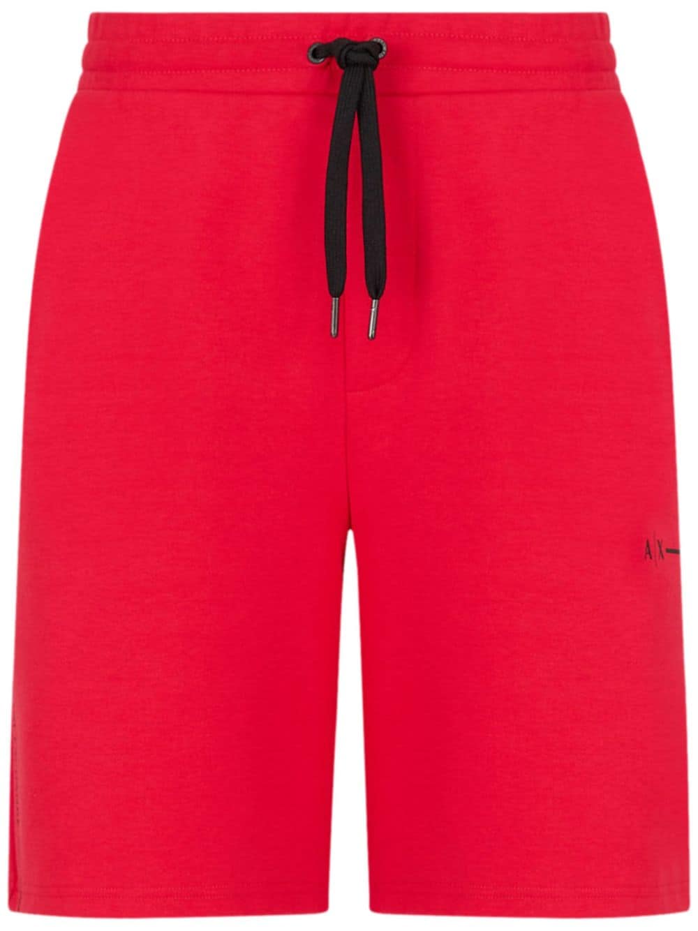 Armani Exchange logo-print drawstring-waistband shorts - Red von Armani Exchange