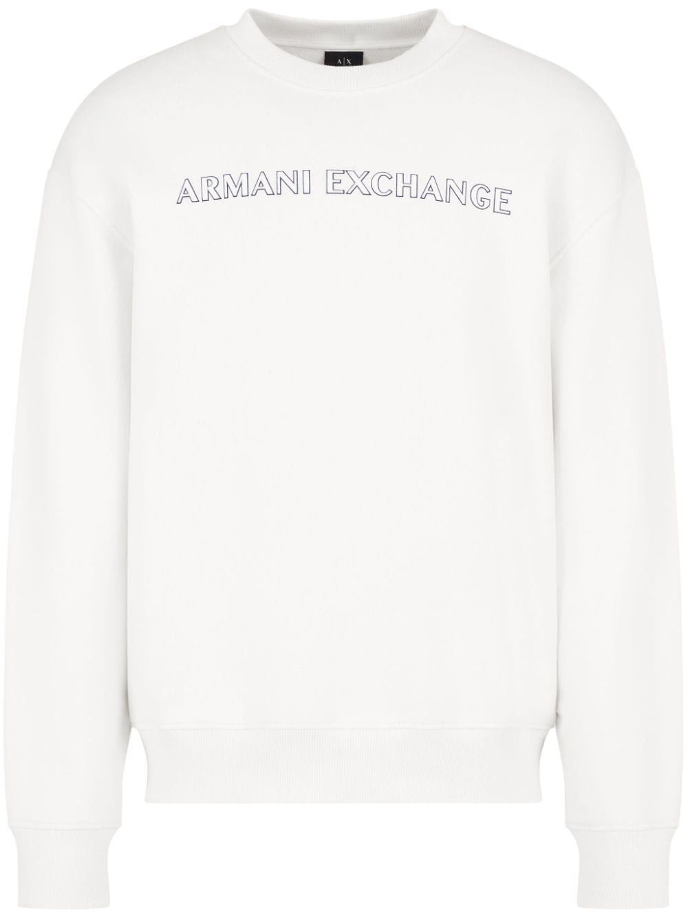 Armani Exchange logo-print sweatshirt - White von Armani Exchange