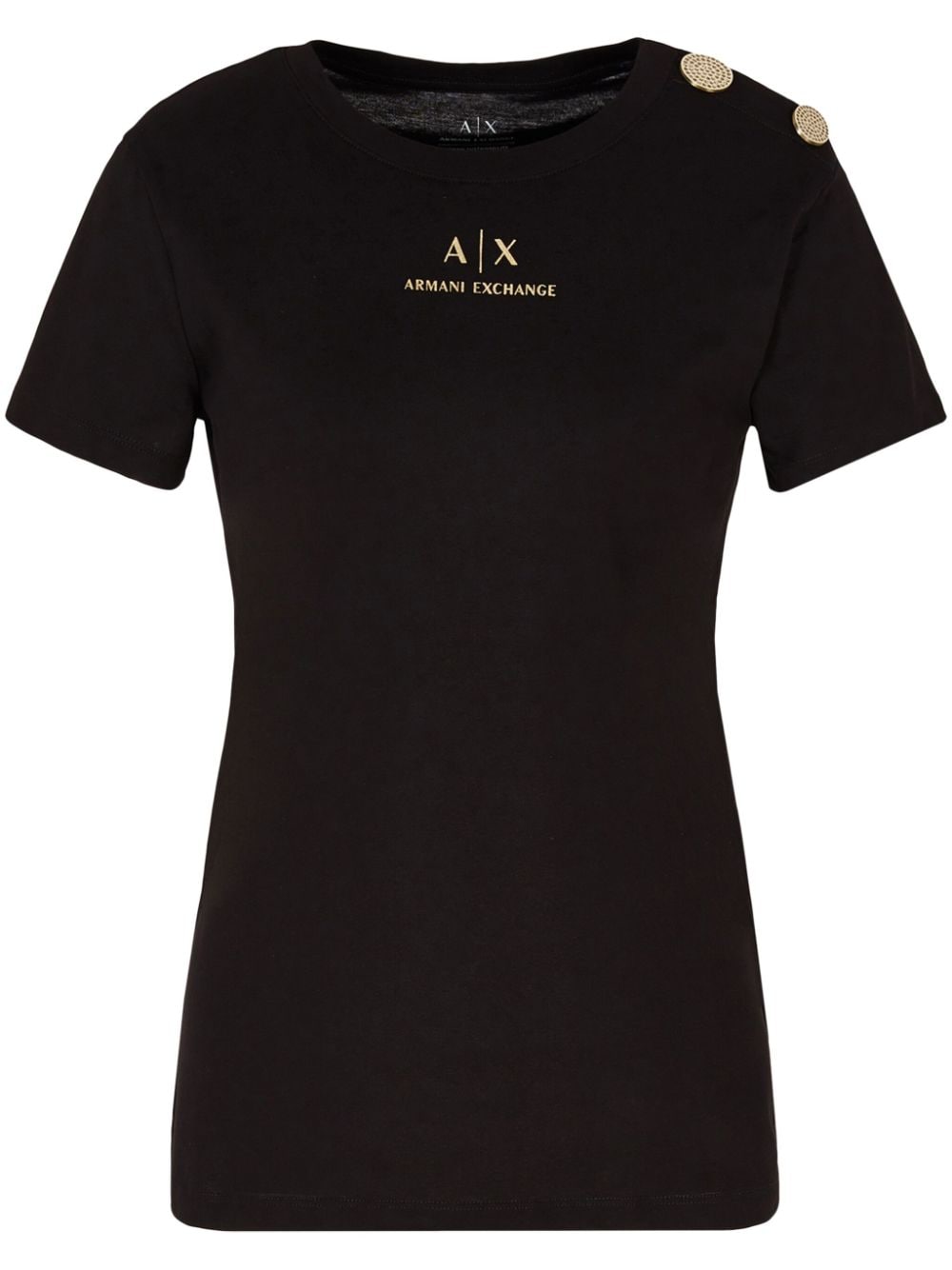 Armani Exchange logo-print t-shirt - Black von Armani Exchange