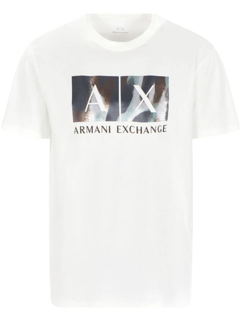 Armani Exchange logo-print t-shirt - White von Armani Exchange