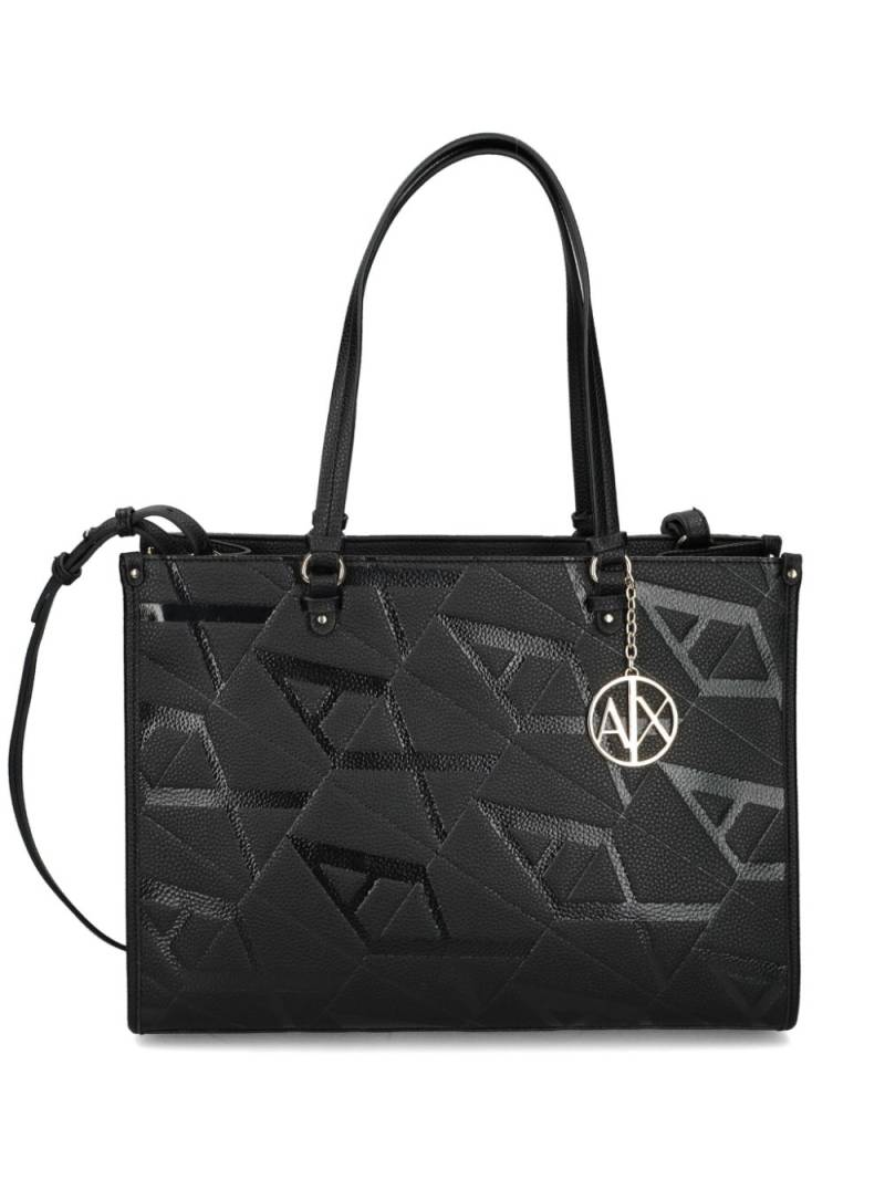 Armani Exchange logo-print tote bag - Black von Armani Exchange