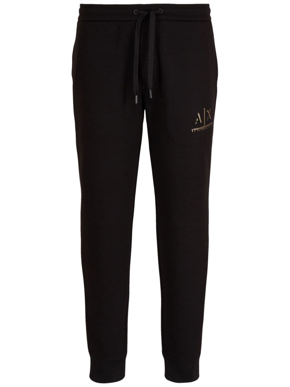 Armani Exchange logo-print track pants - Black von Armani Exchange