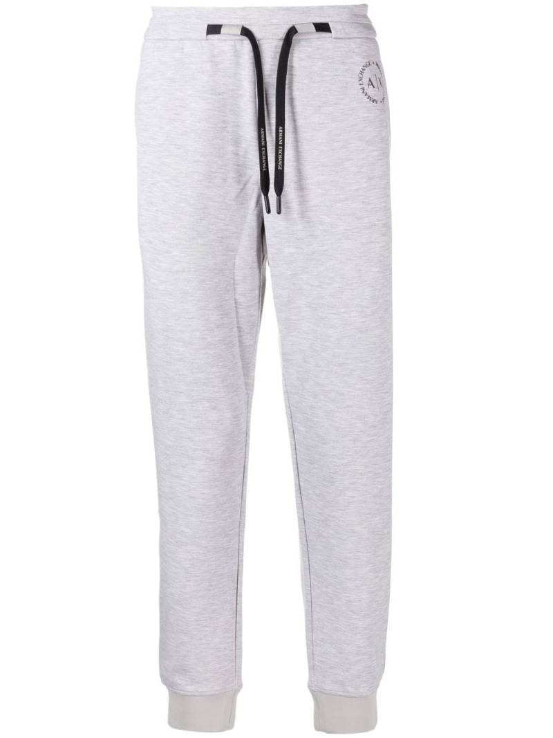 Armani Exchange logo-print track pants - Grey von Armani Exchange