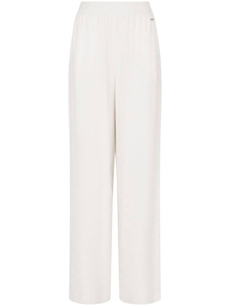 Armani Exchange logo-print trousers - Neutrals von Armani Exchange