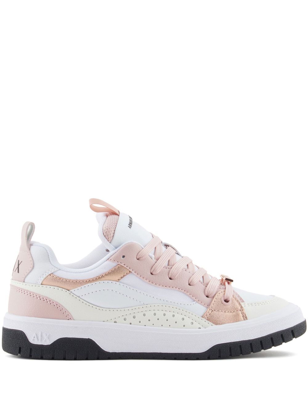 Armani Exchange logo sneakers - Pink von Armani Exchange