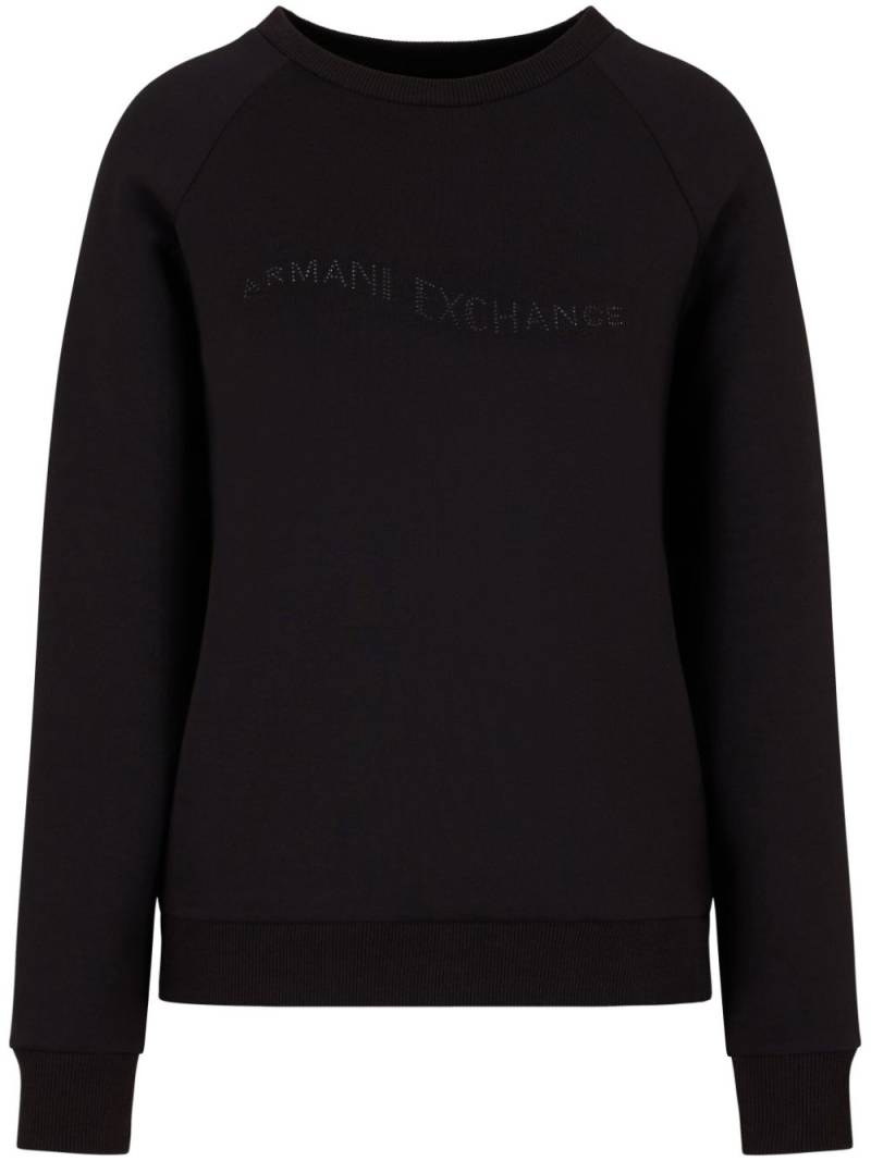 Armani Exchange logo sweatshirt - Black von Armani Exchange