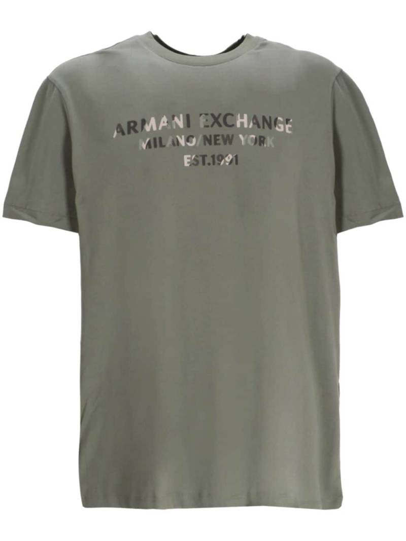 Armani Exchange logo t-shirt - Green von Armani Exchange