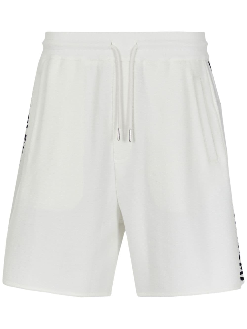 Armani Exchange logo-tape track shorts - White von Armani Exchange
