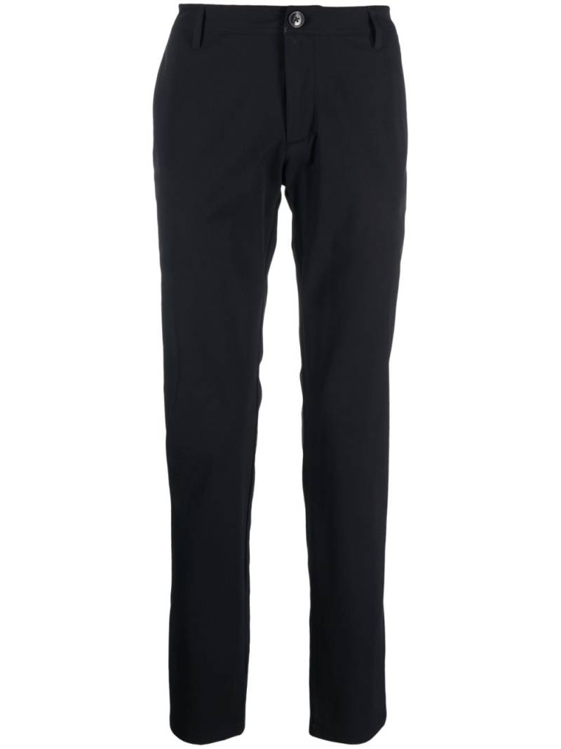 Armani Exchange mid-rise tapered-leg trousers - Blue von Armani Exchange