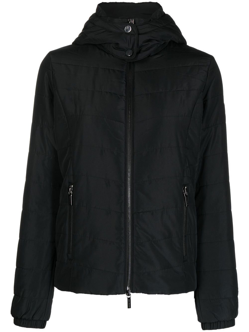 Armani Exchange padded zip-up jacket - Black von Armani Exchange