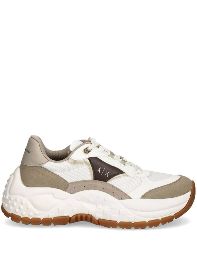 Armani Exchange panelled sneakers - Neutrals von Armani Exchange