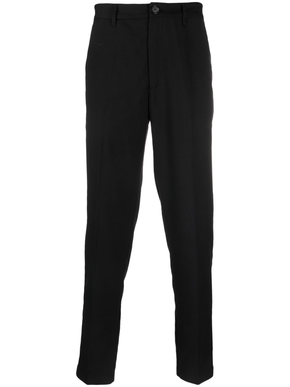 Armani Exchange pleat-detailing tapered trousers - Black von Armani Exchange