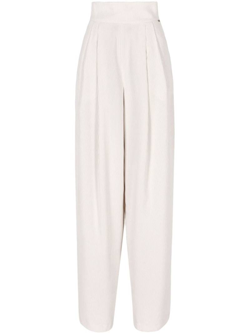 Armani Exchange pleated trousers - Neutrals von Armani Exchange