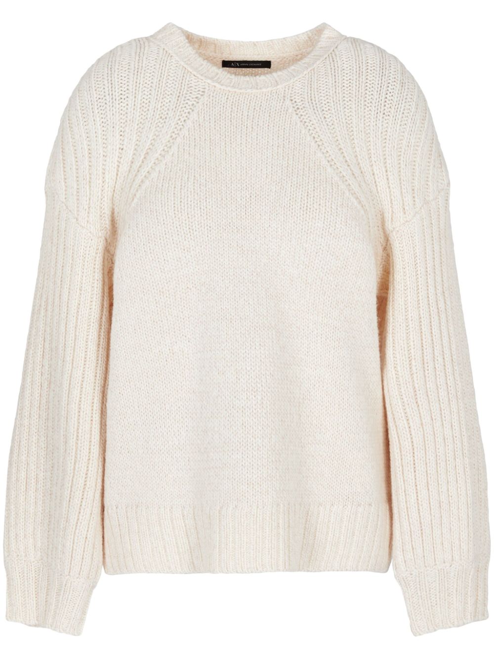 Armani Exchange ribbed jumper - Neutrals von Armani Exchange