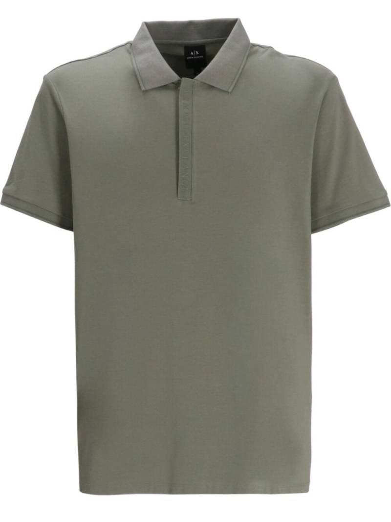 Armani Exchange short-sleeve polo shirt - Green von Armani Exchange