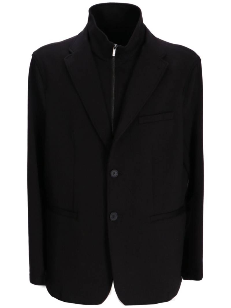 Armani Exchange single-breasted blazer - Black von Armani Exchange