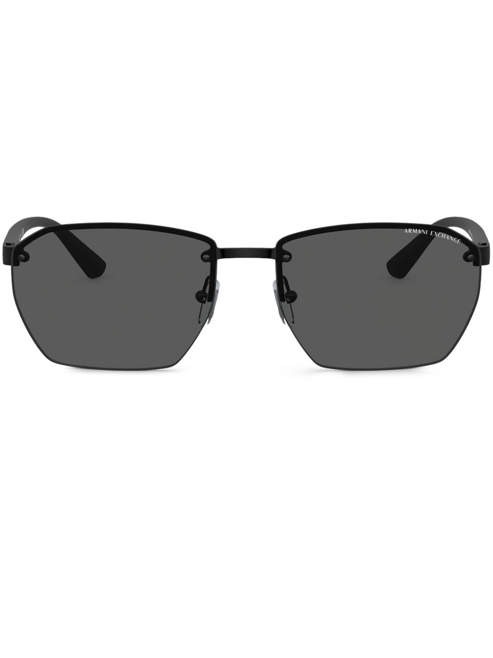 Armani Exchange square-frame sunglasses - Black von Armani Exchange