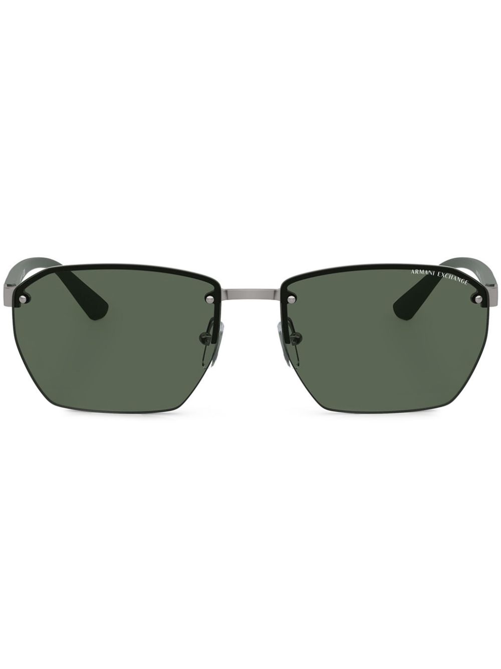 Armani Exchange square-frame sunglasses - Grey von Armani Exchange