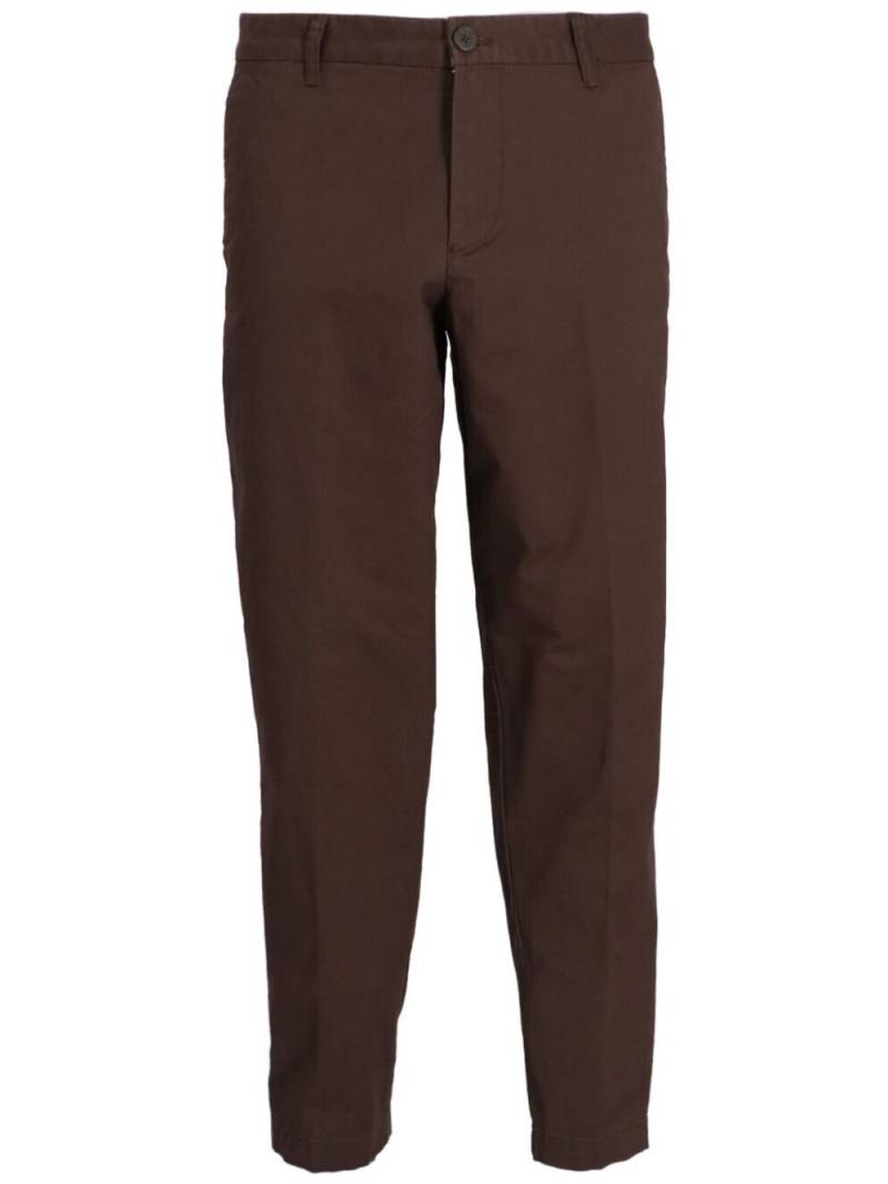 Armani Exchange straight-leg cotton chinos - Brown von Armani Exchange