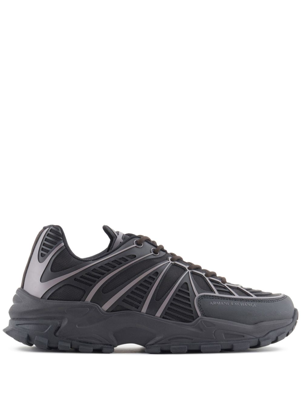 Armani Exchange two-tone sneakers - Black von Armani Exchange