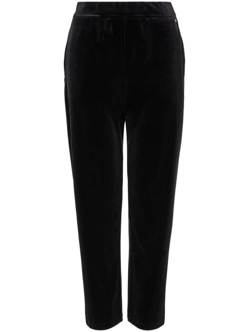 Armani Exchange velvet track pants - Black von Armani Exchange