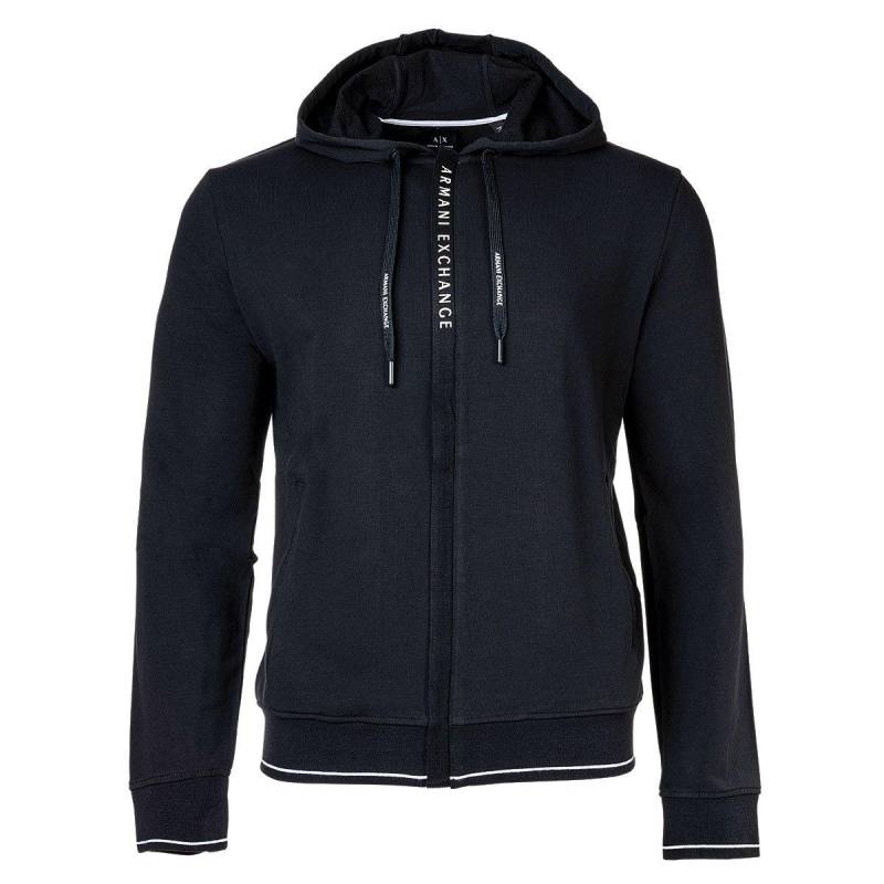 Armani Exchange - Sweatjacke  Bequem sitzend, für Herren, Blau, Größe XXL von Armani Exchange