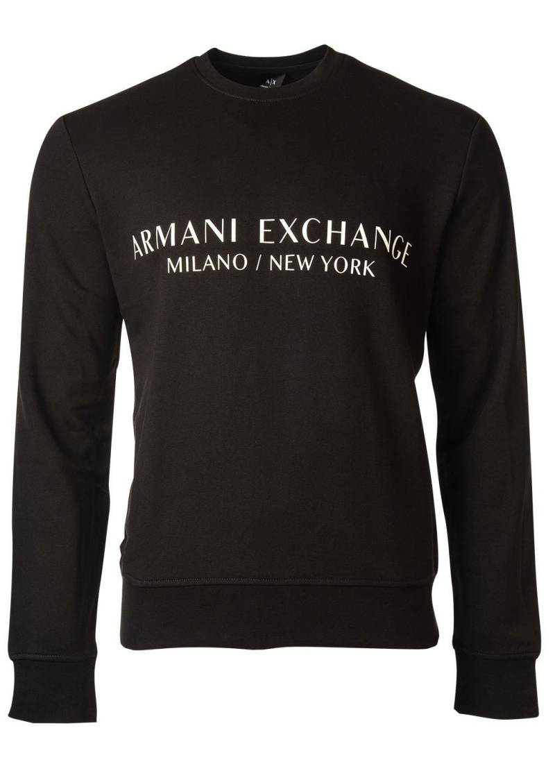 Armani Exchange - Sweatshirt  Bequem sitzend, für Herren, Schwarz, Größe XXL von Armani Exchange