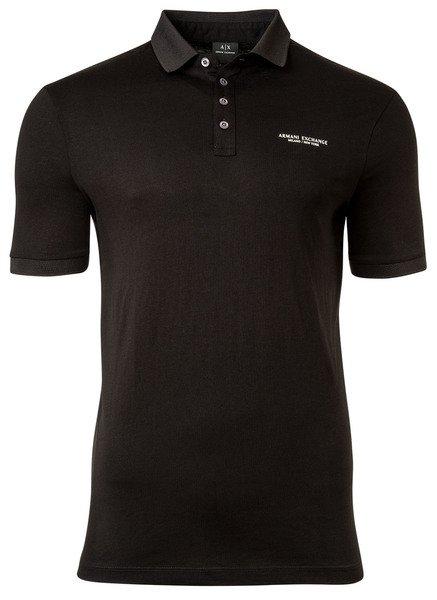 Poloshirt Sportlich Bequem Sitzend Damen Schwarz M von Armani Exchange