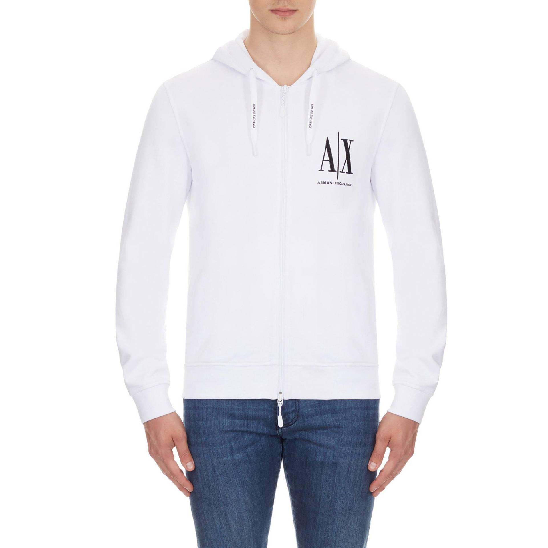 Armani Exchange - Sweatshirt, für Herren, Weiss, Größe L von Armani Exchange