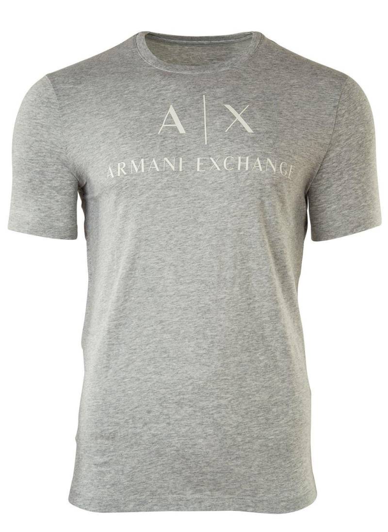 Armani Exchange - T-Shirt  Bequem sitzend, für Damen, Grau, Größe M von Armani Exchange