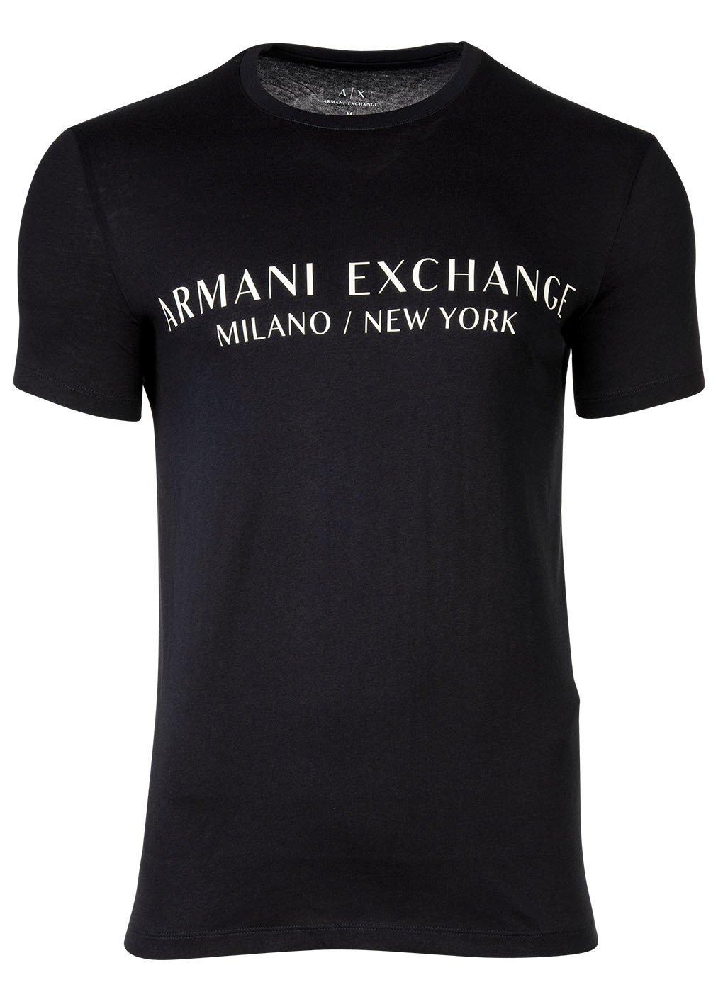 Armani Exchange - T-Shirt Sportlich Bequem sitzend, für Herren, Marine, Größe XL von Armani Exchange