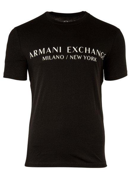 Armani Exchange - T-Shirt Sportlich Bequem sitzend, für Herren, Schwarz, Größe M von Armani Exchange